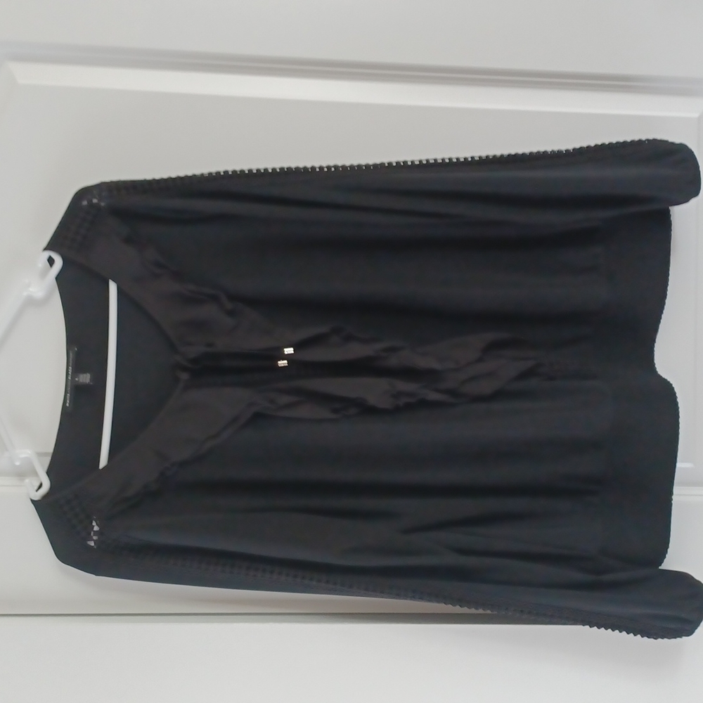 Black long sleeve blouse